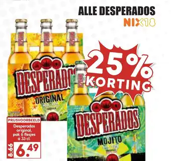 MCD Supermarkt ALLE DESPERADOS aanbieding