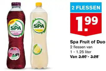 Hoogvliet Spa Fruit of Duo aanbieding