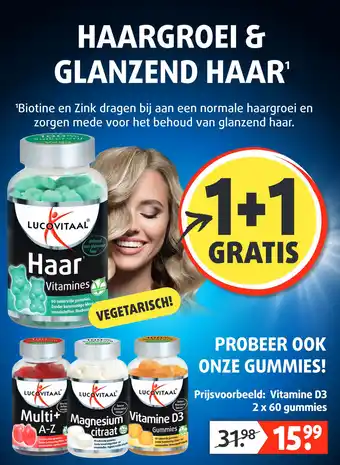 Lucovitaal Vitamine D3 gummies aanbieding