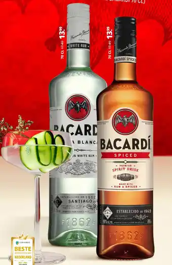 Mitra BACARDI 70 CL aanbieding