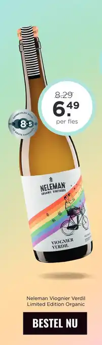 Neleman Organic wine Neleman Viognier Verdil Limited Edition Organic aanbieding