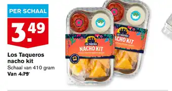 Hoogvliet Los Taqueros nacho kit aanbieding