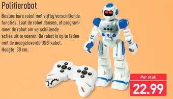 ALDI Politierobot aanbieding