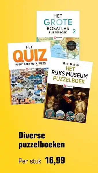 Primera Diverse puzzelboeken aanbieding