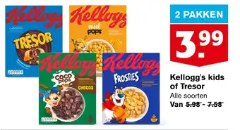 Hoogvliet Kellogg's kids of Tresor aanbieding