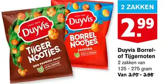 Hoogvliet Duyvis Borrel- of Tijgernoten aanbieding