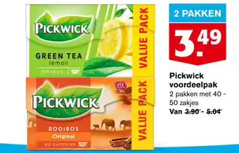 Hoogvliet Pickwick voordeelpak aanbieding