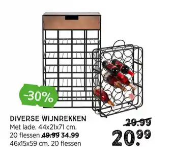 Xenos Diverse Wijnrekken aanbieding