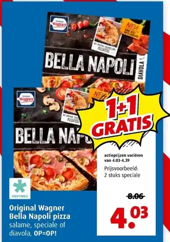 Boni Original Wagner Bella Napoli pizza aanbieding