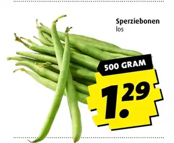 Boni Sperziebonen 500 gram aanbieding