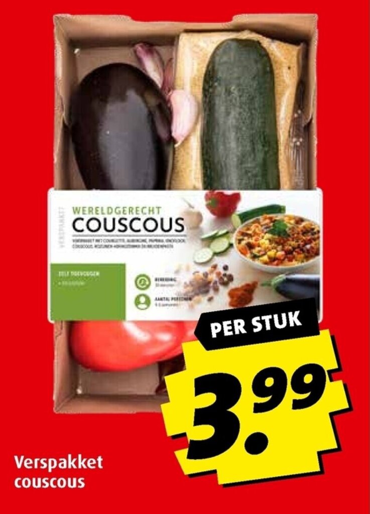 Verspakket couscous per stuk aanbieding bij Boni