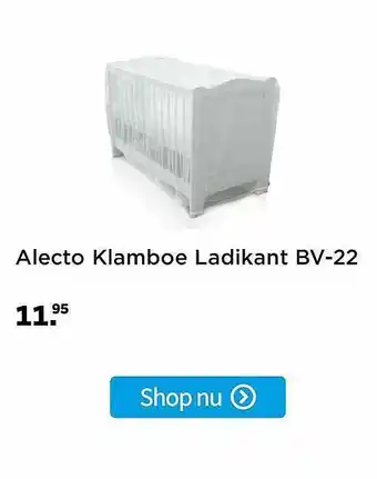 Plein.nl Alecto Klamboe Ladikant BV-22 aanbieding