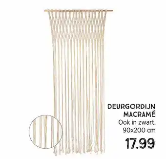 Xenos Deurgordijn Macramé aanbieding