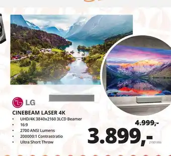 Paradigit LG Cinebeam Laser 4K aanbieding