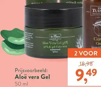 Holland & Barrett De Tuinen Aloe Vera Gel 50 ml aanbieding