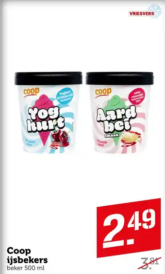 Coop Coop ijsbekers aanbieding