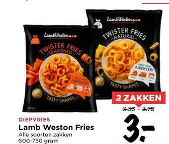 Vomar Voordeelmarkt Lamb Weston Fries aanbieding