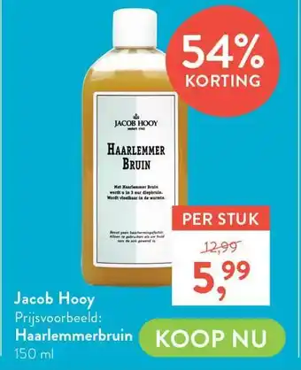 Holland & Barrett Jacob Hooy Haarlemmerbruin 54% Korting aanbieding