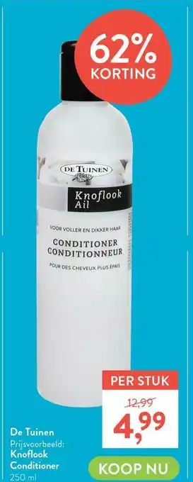 Holland & Barrett De Tuinen Knoflook Conditioner 62% Korting aanbieding