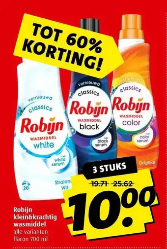 Boni Ronijn Klein&krachtig Wasmiddel aanbieding