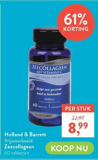 Holland & Barrett Holland & Barrett Zeecollageen aanbieding