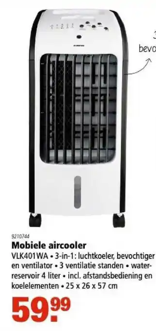 Marskramer Mobiele Aircooler VLK401WA aanbieding