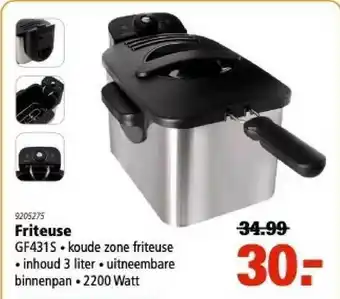 Marskramer Friteuse GF431S aanbieding