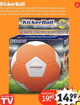 Kruidvat KickerBall aanbieding