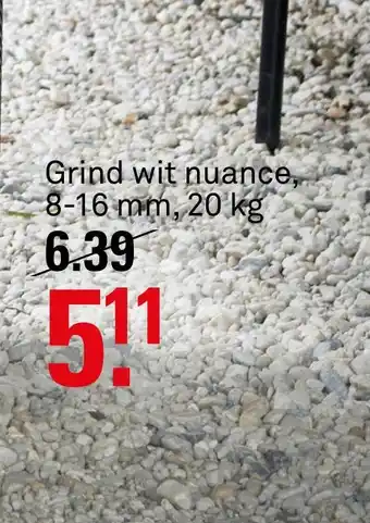 Karwei Grind wit nuance aanbieding