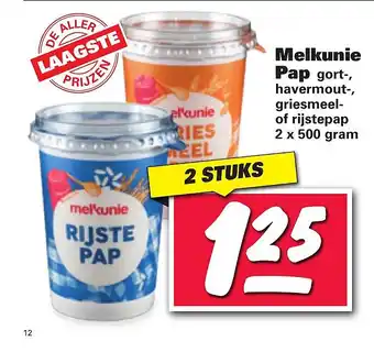 Nettorama Melkunie Pap aanbieding