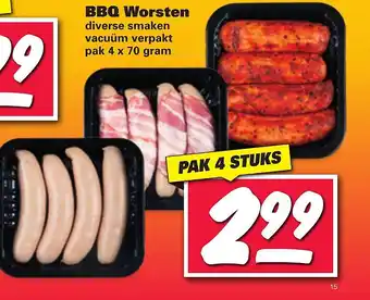 Nettorama BBQ Worsten aanbieding