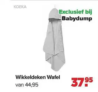 Baby-Dump Koeka Wikkeldeken Wafel aanbieding