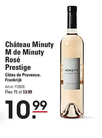 Sligro Château Minuty M De Minuty Rosé Côtes De Provence, Frankrijk aanbieding