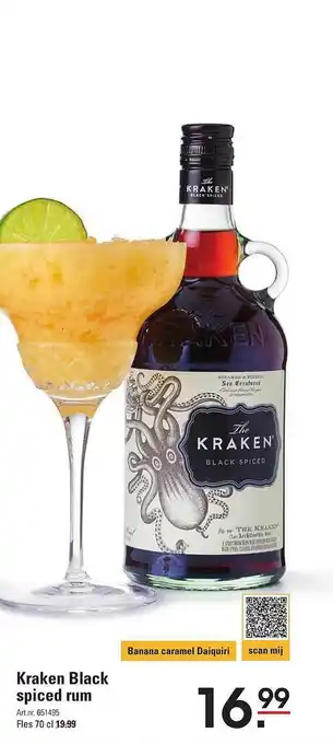 Sligro Kraken Black Spiced Rum aanbieding