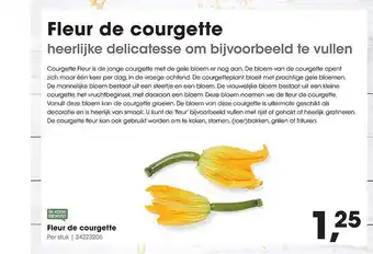 HANOS Fleur De Courgette aanbieding