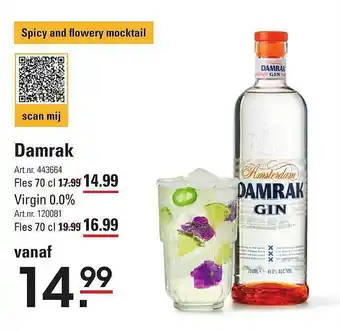 Sligro Damrak Virgin 0.0% aanbieding