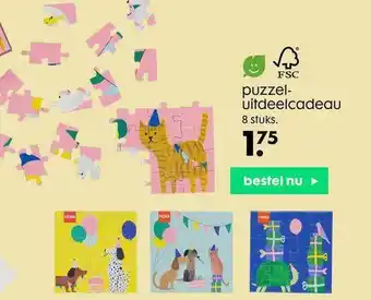HEMA Puzzeluitdeelcadeau aanbieding