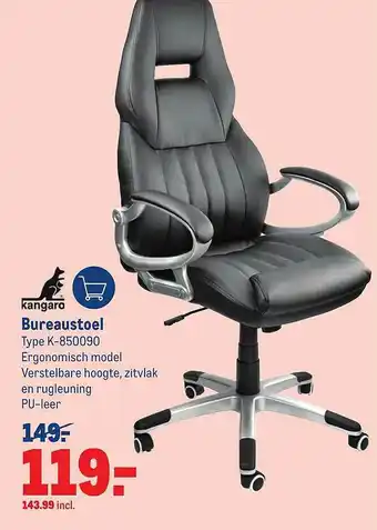 Makro Kangro Bureaustoel K-850090 aanbieding