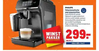 Makro Philips Volautomatische Espressomachine EP2230-10 LatteGo aanbieding