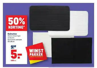 Makro Badmatten 50% Korting aanbieding