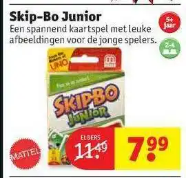 Kruidvat Skip-Bo Junior aanbieding