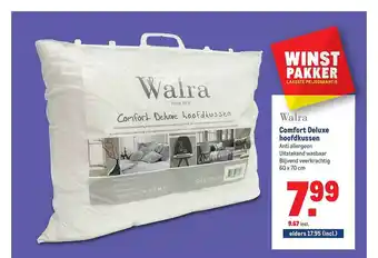 Makro Walra Comfort Deluxe Hoofdkussen aanbieding