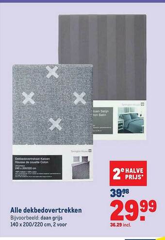 Makro Alle Dekbedovertrekken aanbieding