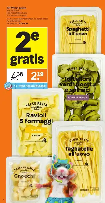 Albert Heijn Verse pasta aanbieding