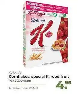 Bidfood Kellogg's Cornflakes, Special K, Rood Fruit aanbieding