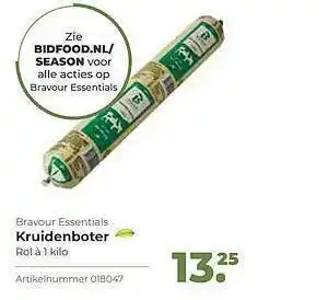 Bidfood Bravour Essentials Kruidenboter aanbieding