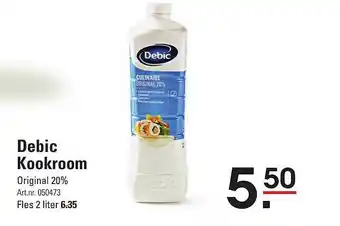 Sligro Debic Kookroom Original 20% aanbieding