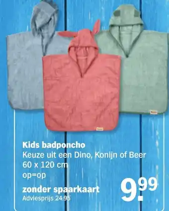 Albert Heijn Kids badponcho aanbieding