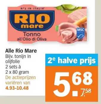 Albert Heijn Rio Mare aanbieding