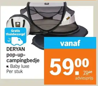 Albert Heijn Deryan pop-up-campingbedje aanbieding